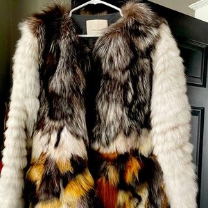 Gorgeous fox fur coat